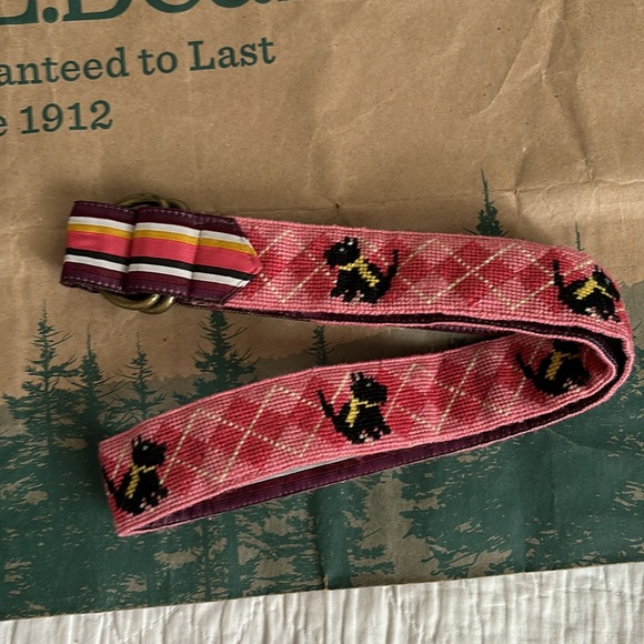 LL Bean Needlepoint Belt - Picture 6 of 7